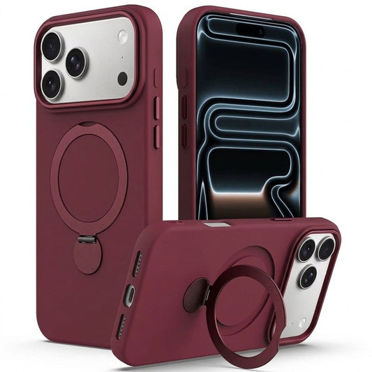 Husă SoftRing UltraSoft MagCase cu stand, Wine Red