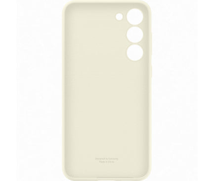 Husa Originala Samsung Galaxy S24 Plus din Silicon Crem