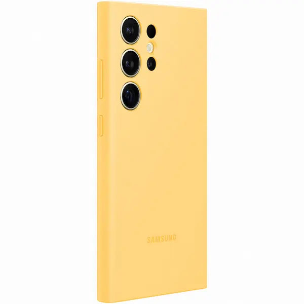 Husa din silicon Samsung S24 Ultra Originala, Yellow
