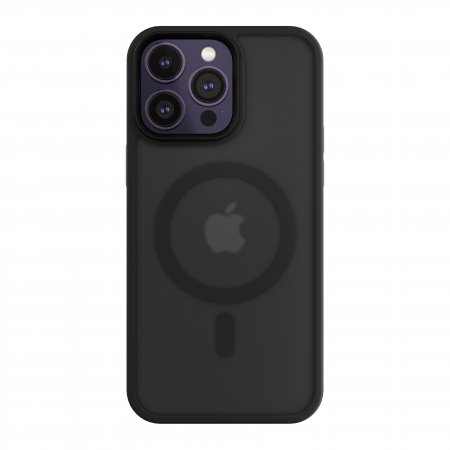 Husa pentru iPhone 14 Pro, cu MagSafe, Mist Shield Case Black - mag-genius-accesorii