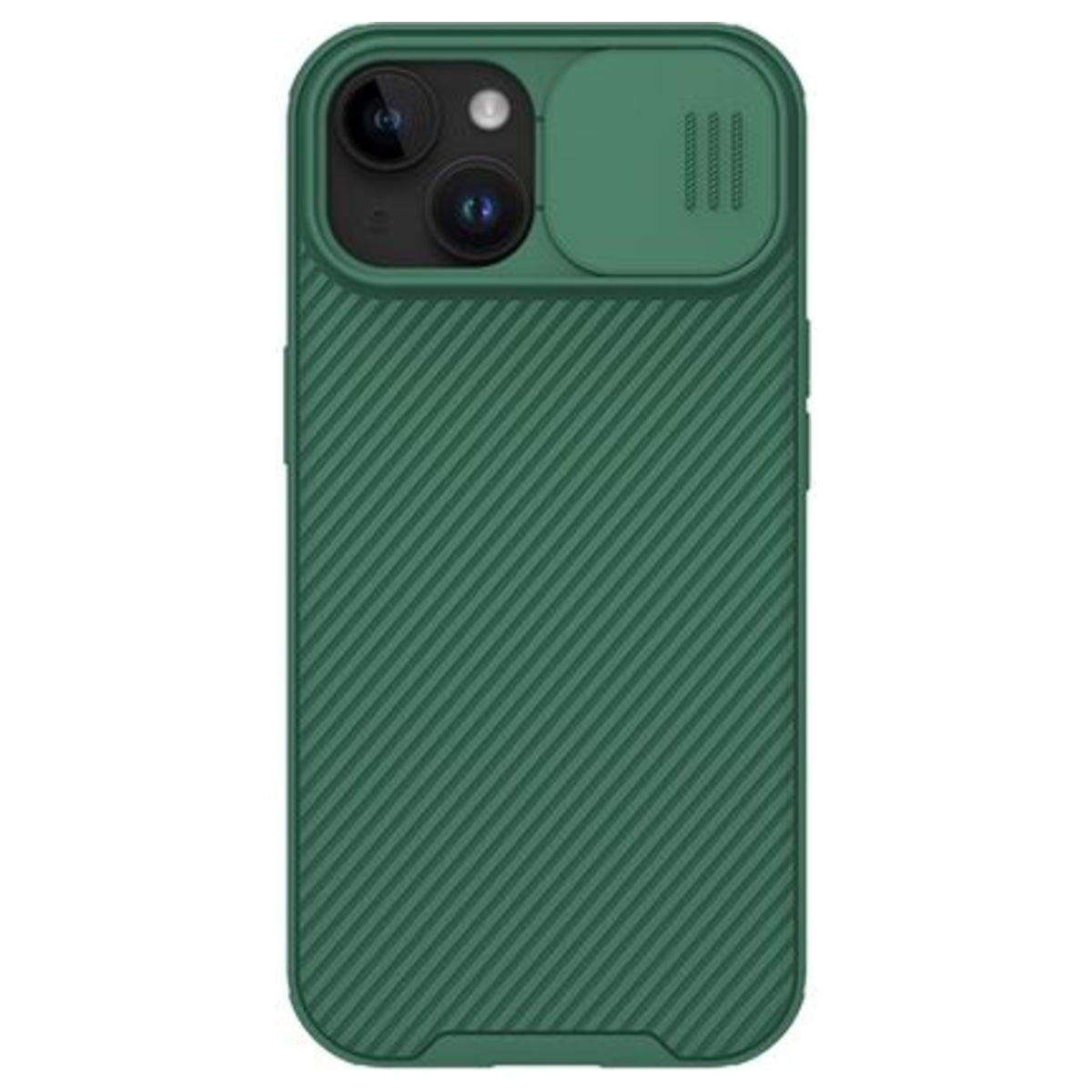 Husă iPhone 15 Plus Nillkin CamShield Pro, Deep Green