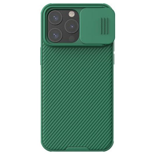 Husă iPhone 15 Pro Max Nillkin Camera Shield Pro, Deep Green