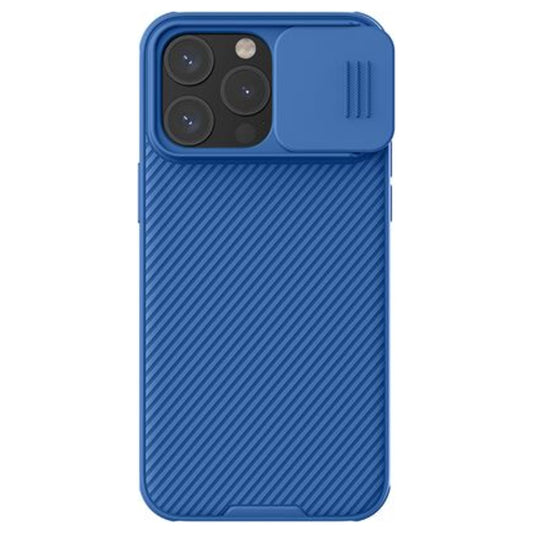 Husă iPhone 15 Pro Max Nillkin Camera Shield Pro, Blue