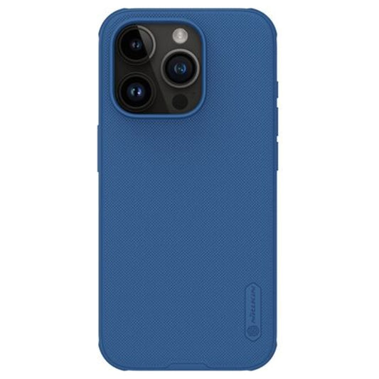 Husa Nillkin, pentru iPhone 15 Pro Frosted Series, PVC,Blue
