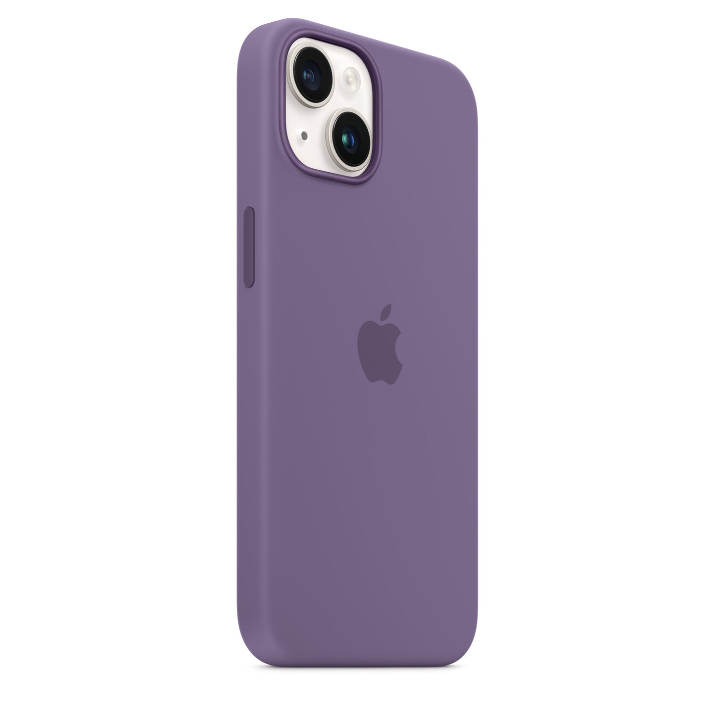 Husa de protectie Apple cu MagSafe pentru iPhone 14, Silicon Iris