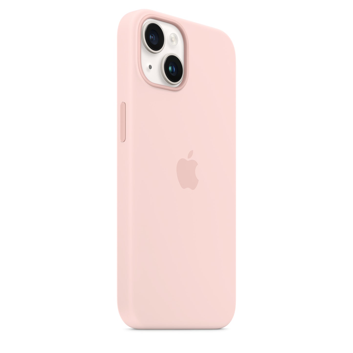 Husa de protectie Apple cu MagSafe pentru iPhone 14 Plus, Silicon - Culoare Chalk Pink
