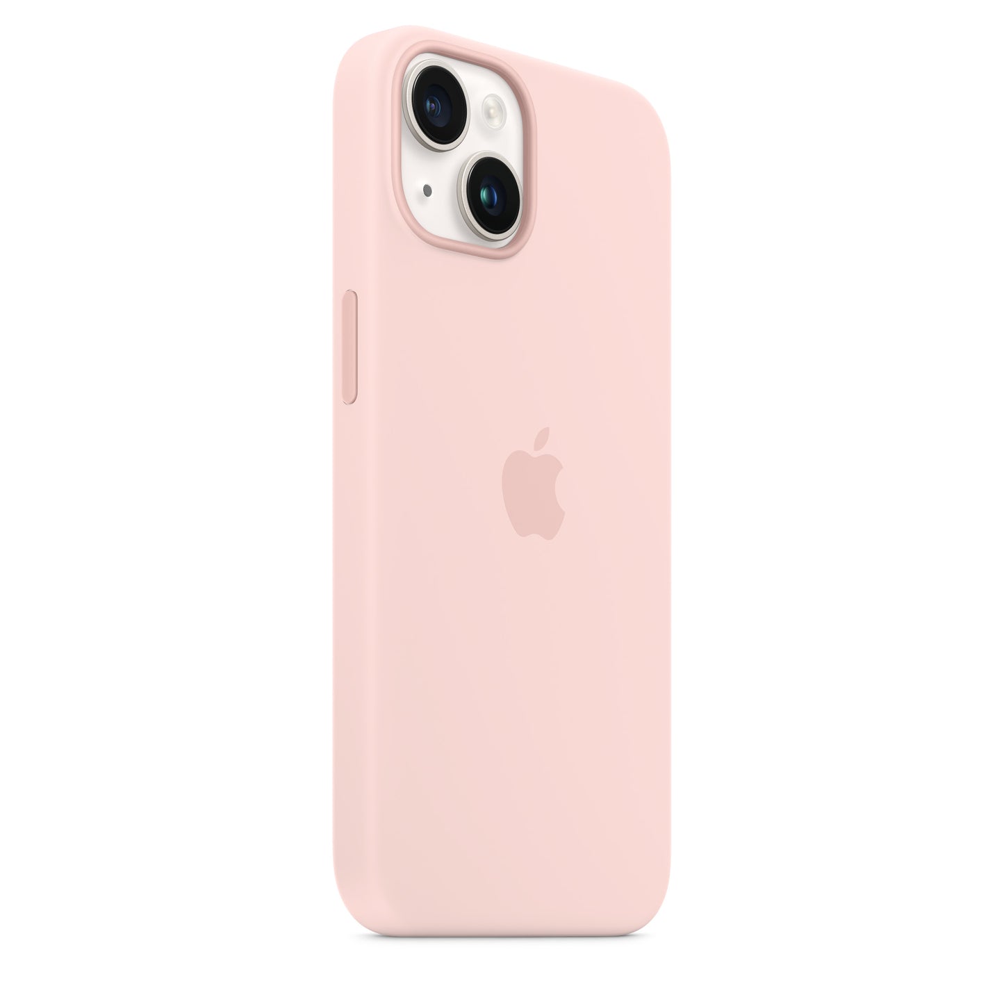 Husa iPhone 14, Apple cu MagSafe  Silicon - Culoare Chalk Pink