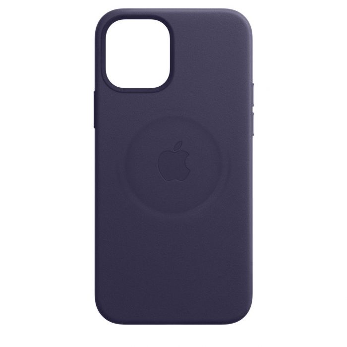 Husa de protectie Apple cu MagSafe pentru iPhone 14 Pro, Piele - Culoare Deep Violet - mag-genius-accesorii