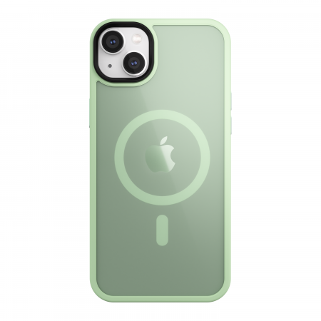 Husa iPhone 15 cu MagSafe -  Mist Shield Case Pistachio