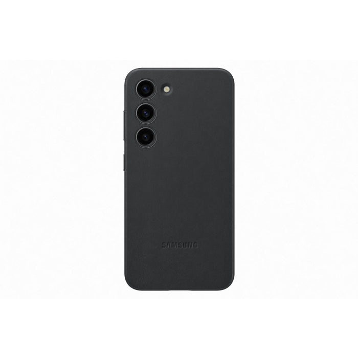 Husa de protectie Samsung Galaxy S24, din Piele ecologica, Negru