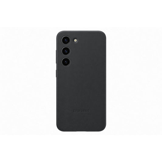 Husa de protectie Samsung Galaxy S24, din Piele ecologica, Negru