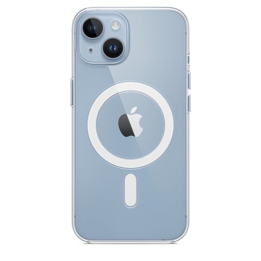 Husa de protectie Apple cu MagSafe pentru iPhone 14 Plus, Clear Case