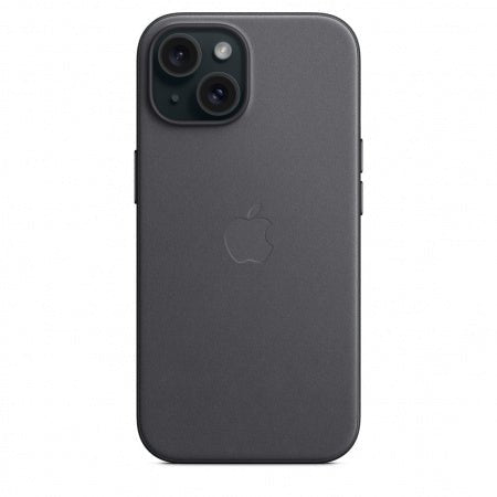 Husa de protectie Apple FineWoven cu MagSafe pentru iPhone 15 ,Black - mag-genius-accesorii