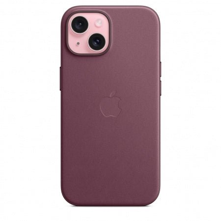 Husa de protectie Apple FineWoven cu MagSafe pentru iPhone 15 , Mulberry - mag-genius-accesorii