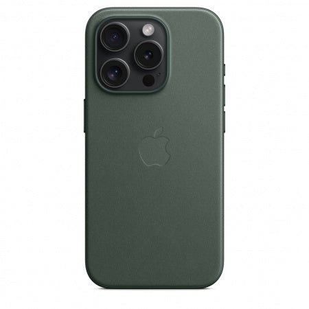 Husa de protectie Apple FineWoven cu MagSafe pentru iPhone 15 Pro, Evergreen - mag-genius-accesorii