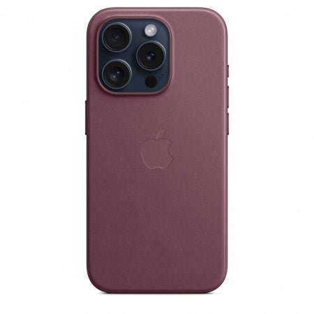 Husa de protectie Apple FineWoven cu MagSafe pentru iPhone 15 Pro Max, Mulberry - mag-genius-accesorii