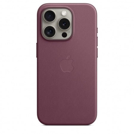 Husa de protectie Apple FineWoven cu MagSafe pentru iPhone 15 Pro Max, Mulberry - mag-genius-accesorii