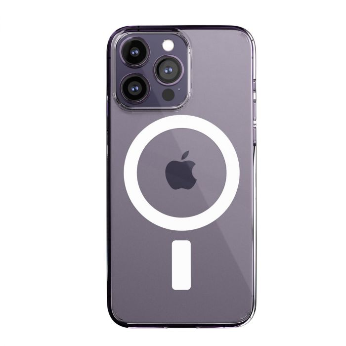Husa de protectie cu MagSafe pentru iPhone 15 Pro, Transparent - mag-genius-accesorii