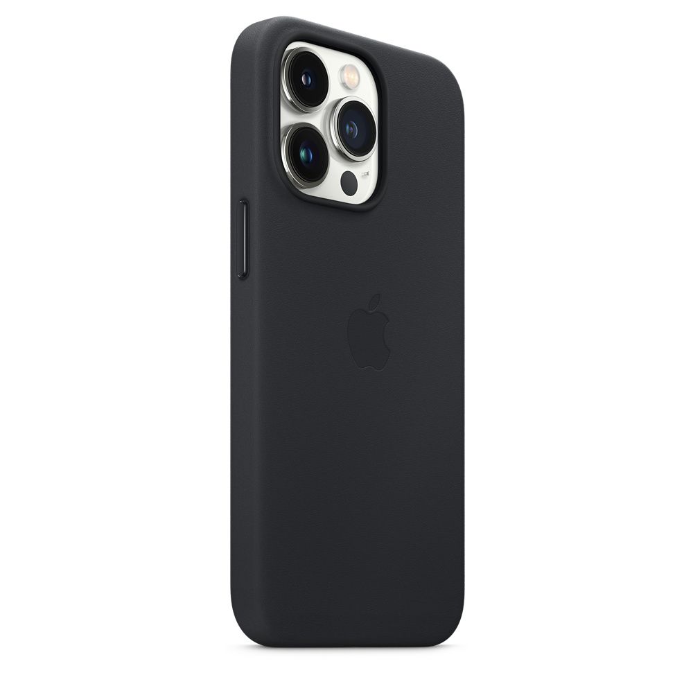 Husa de protectie Apple cu MagSafe pentru iPhone 13 Pro , Piele - Culoare Midnight - mag-genius-accesorii