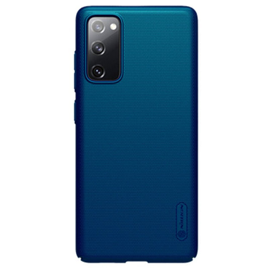 Husa Samsung Galaxy S20 FE Nillkin Super Frosted Shield, albastru - mag-genius-accesorii