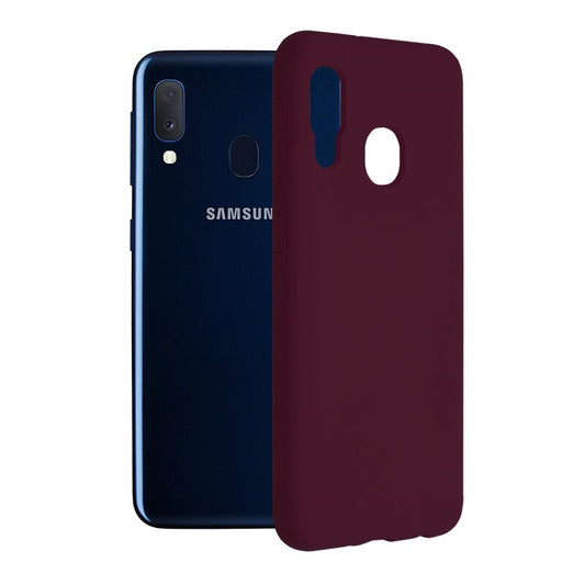 Husa Samsung Galaxy A20e Techsuit Soft Edge Silicone, violet - mag-genius-accesorii