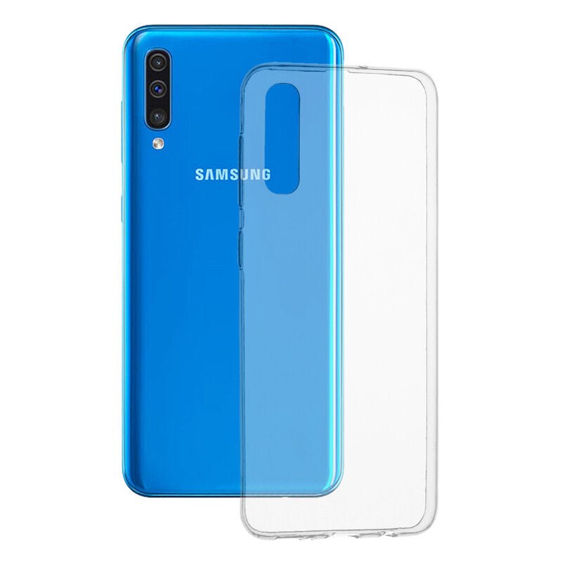 Husa Samsung Galaxy A50 Techsuit Clear Silicone, transparenta - mag-genius-accesorii