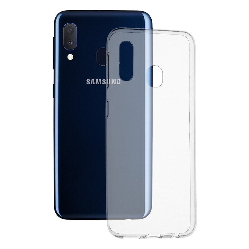 Husa Samsung Galaxy A20e Techsuit Clear Silicone, transparenta - mag-genius-accesorii