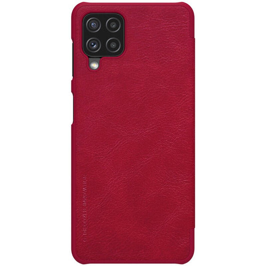 Husa Samsung Galaxy A22 4G Nillkin QIN Leather, rosu - mag-genius-accesorii