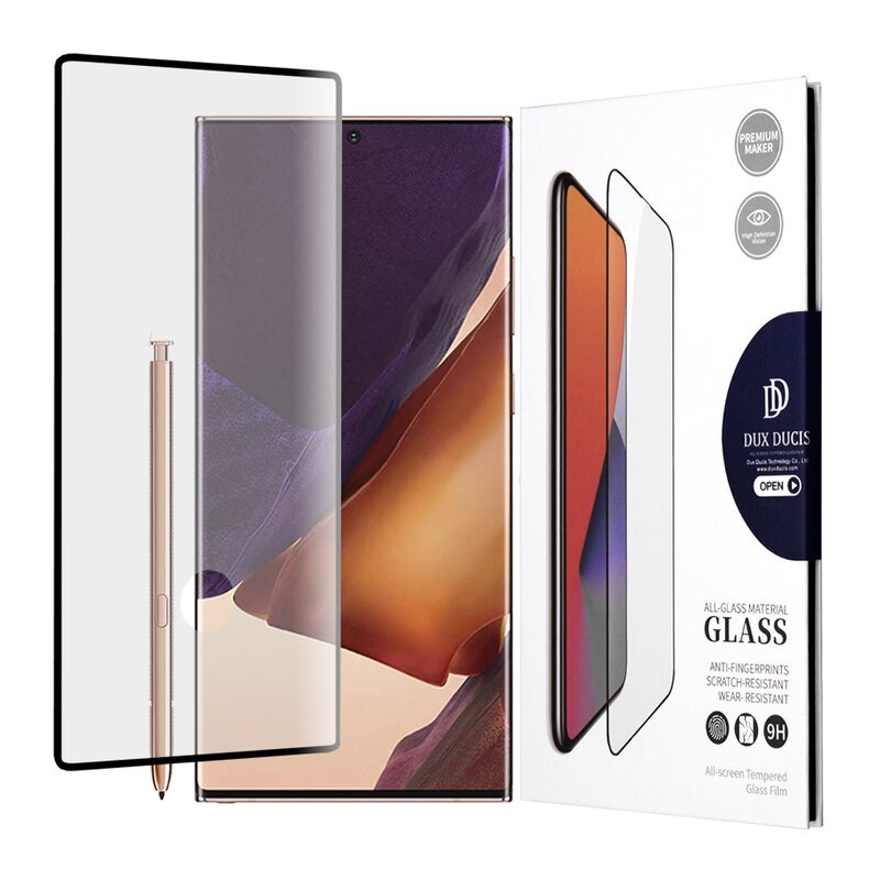 Folie Sticla Samsung Galaxy Note 20 Ultra Dux Ducis Tempered Glass - Negru - mag-genius-accesorii
