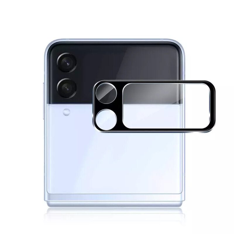 Folie camera Samsung Galaxy Z Flip4 Techsuit Full Glass, negru - mag-genius-accesorii