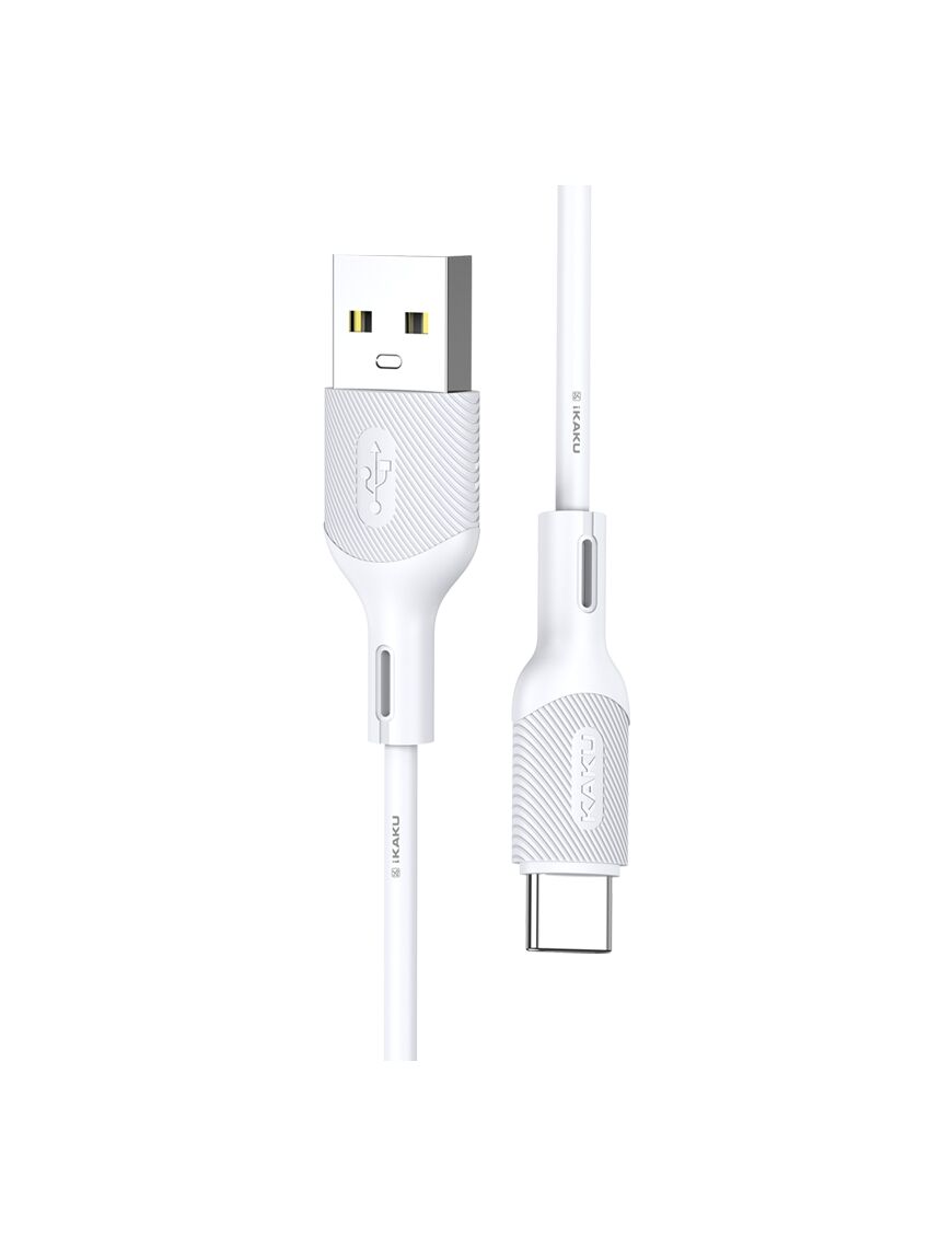 Cablu Incarcare si Date, 2.4A, USB-A la USB-C, 1m | WHITE - mag-genius-accesorii