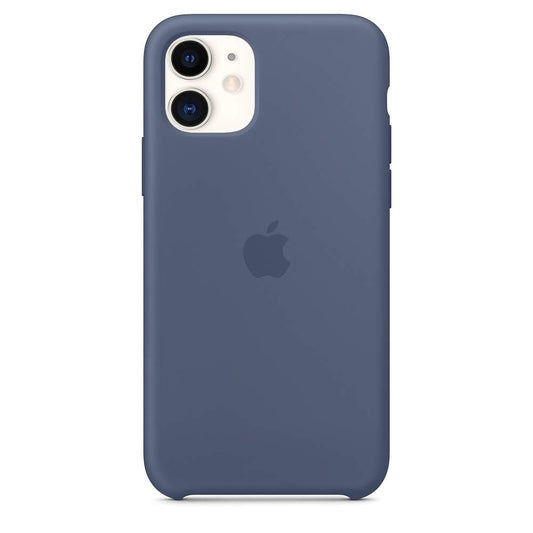 Husa de protectie Apple pentru iPhone 11, Silicon - Culoare Alaskan Blue - mag-genius-accesorii