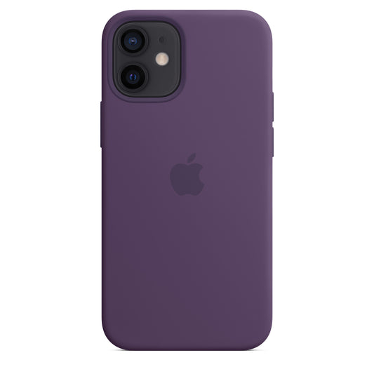 Husa de protectie Apple cu MagSafe pentru iPhone 12 Mini, Silicon - Culoare Ametyst