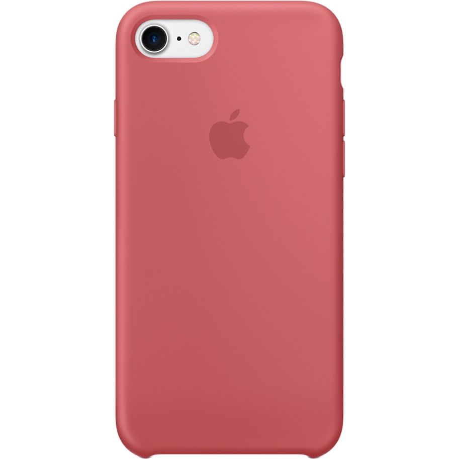 Husa de protectie Apple pentru iPhone 8, Silicon - Culoare Camellia - mag-genius-accesorii