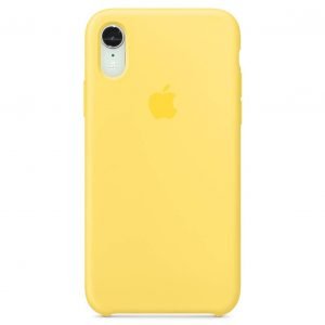 Husa de protectie Apple pentru iPhone XR, Silicon - Culoare Canary Yellow - mag-genius-accesorii