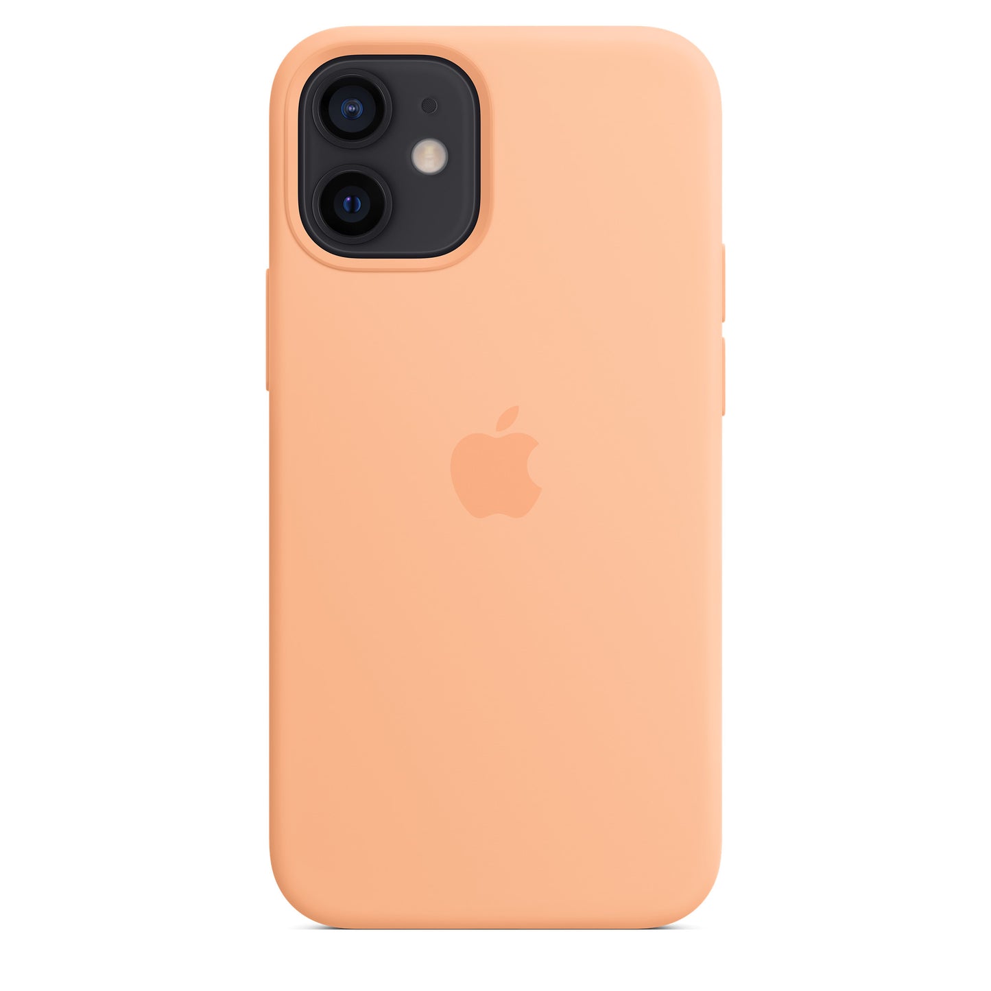 Husa de protectie Apple cu MagSafe pentru iPhone 12 Mini, Silicon - Culoare Cantaloupe