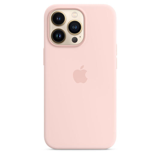 Husa de protectie Apple cu MagSafe pentru iPhone 13 Pro, Silicon - Culoare Chalk Pink