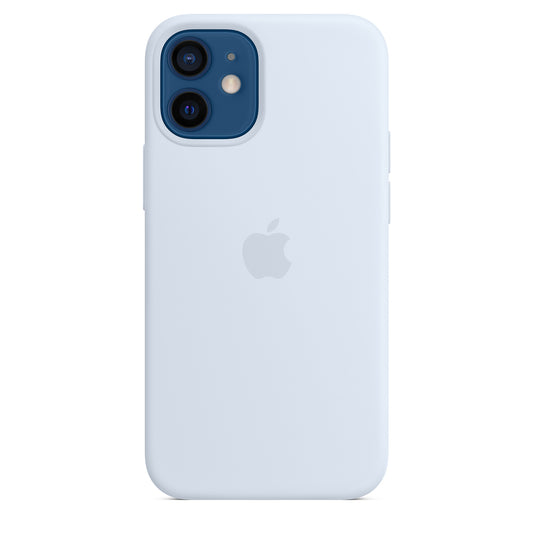 Husa de protectie Apple cu MagSafe pentru iPhone 12 Mini, Silicon - Culoare Cloud Blue