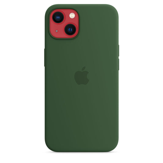 Husa de protectie Apple cu MagSafe pentru iPhone 13, Silicon - Culoare Clover