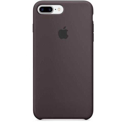 Husa de protectie Apple pentru iPhone 8 Plus, Silicon - Culoare Cocoa - mag-genius-accesorii