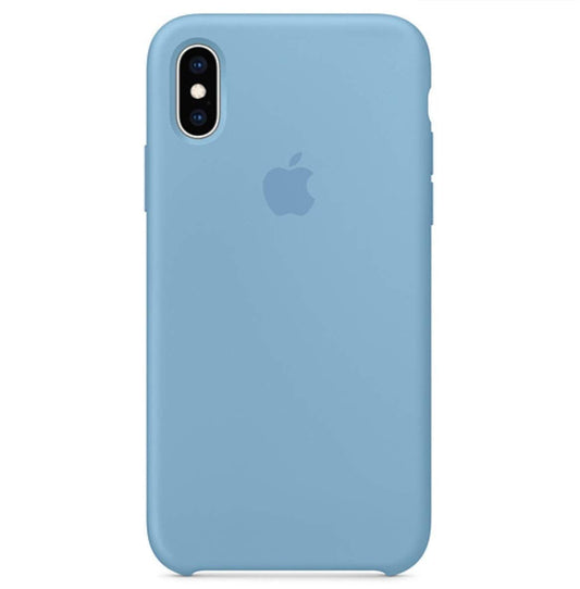 Husa de protectie Apple pentru iPhone XS Max, Silicon - Culoare CornFlower - mag-genius-accesorii
