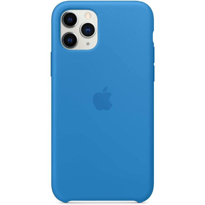 Husa de protectie Apple pentru iPhone 11 Pro, Silicon - Culoare Surf Blue - mag-genius-accesorii