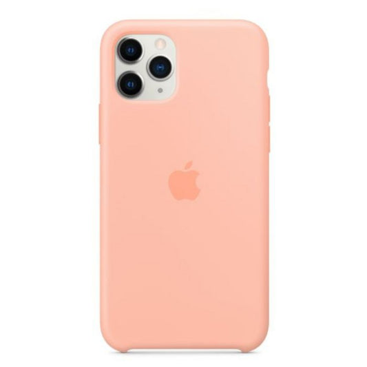 Husa de protectie Apple pentru iPhone 11 Pro Max, Silicon - Culoare Grapefruit - mag-genius-accesorii