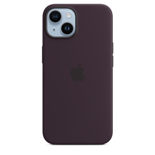 Husa iPhone 14, Apple cu MagSafe  Silicon - Culoare Elderberry