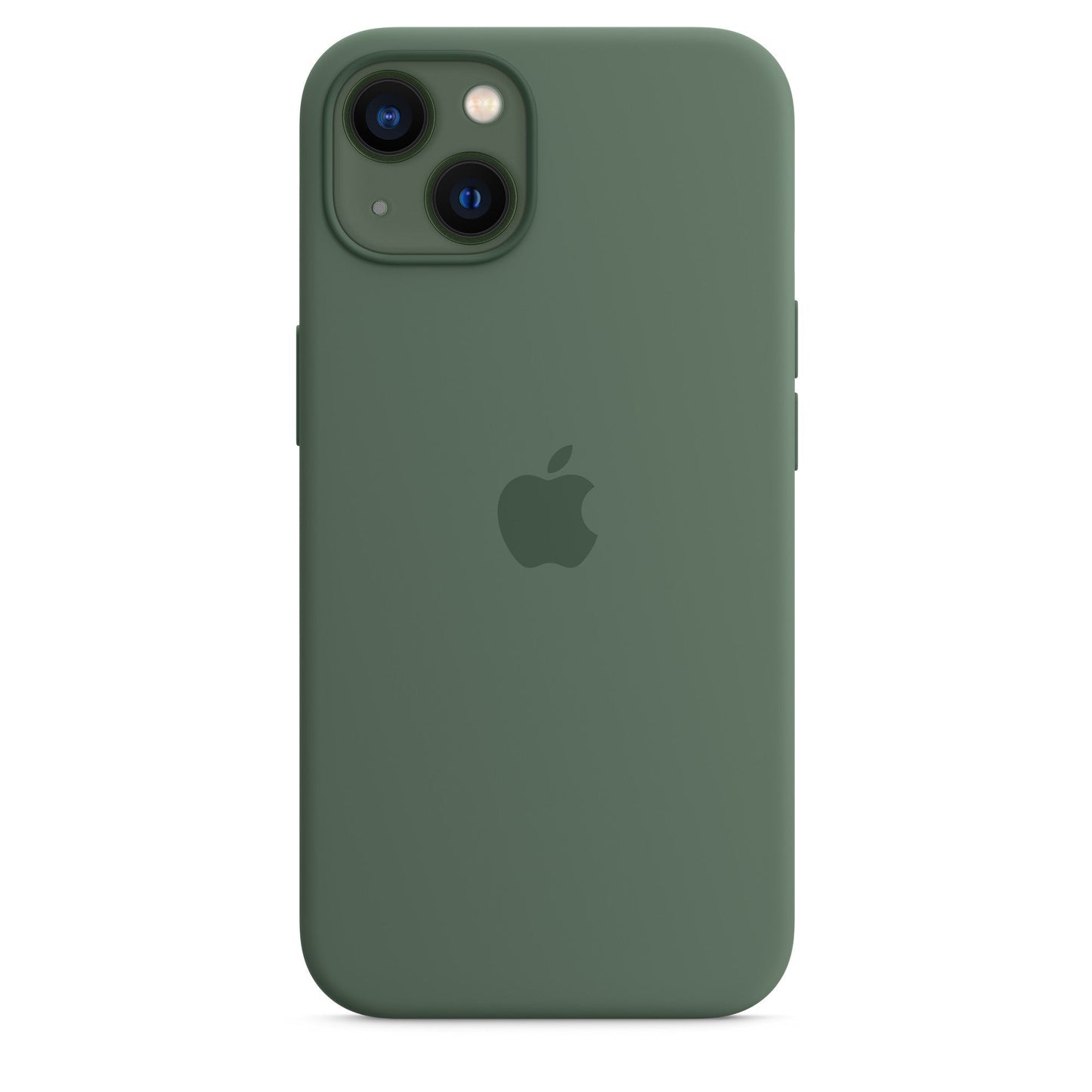 Husa de protectie Apple cu MagSafe pentru iPhone 13 Mini, Silicon - Culoare Eucalyptus - mag-genius-accesorii