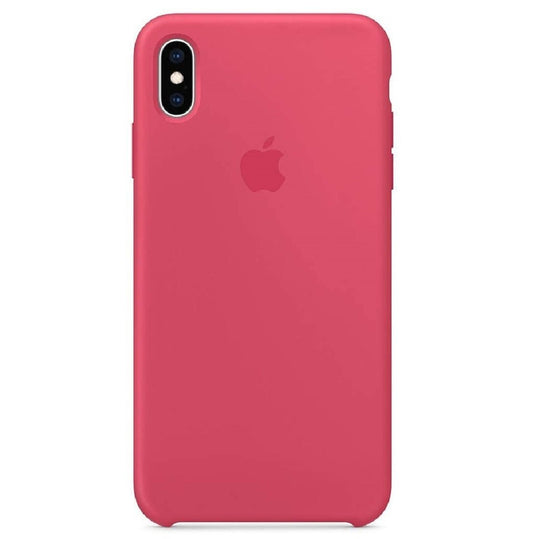 Husa de protectie Apple pentru iPhone X / XS, Silicon - Culoare Hibiscus - mag-genius-accesorii