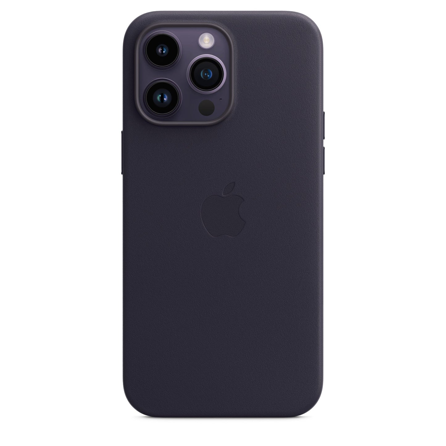 Husa de protectie Apple cu MagSafe pentru iPhone 14 Pro, Piele - Culoare Ink - mag-genius-accesorii