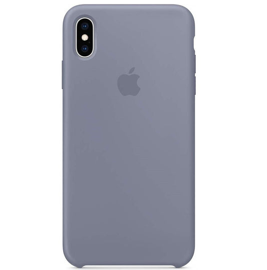 Husa de protectie Apple pentru iPhone XS Max, Silicon - Culoare Lavender Gray - mag-genius-accesorii