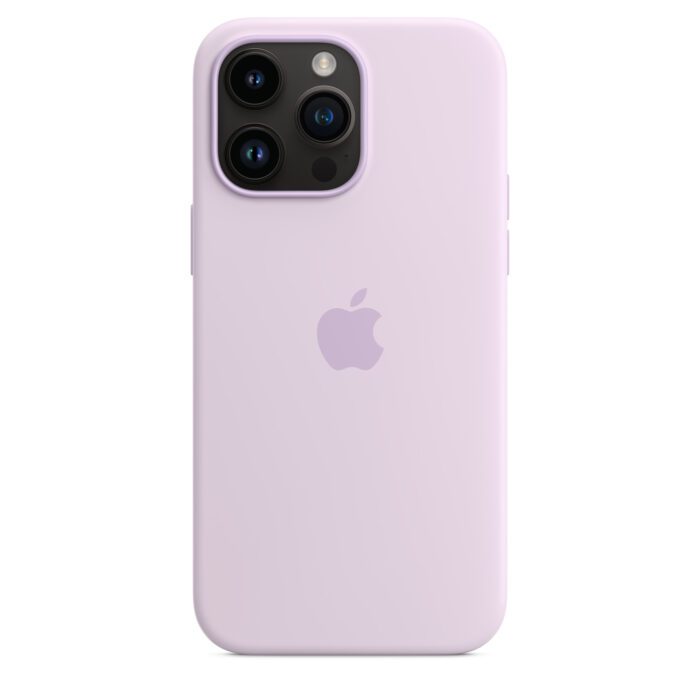 Husa de protectie Apple cu MagSafe pentru iPhone 14 Pro Max, Silicon Lilac - mag-genius-accesorii