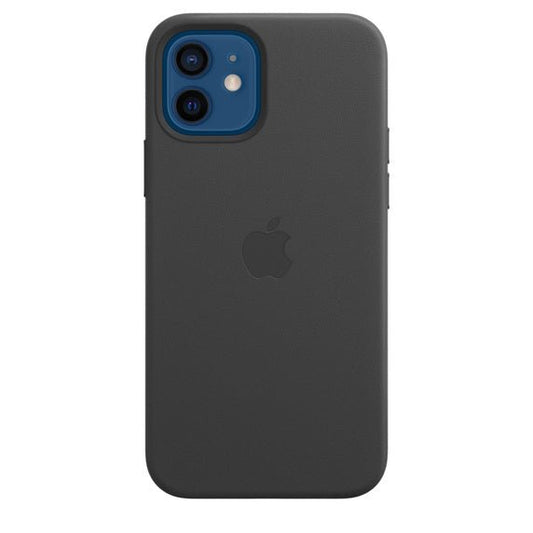 Husa de protectie Apple cu MagSafe pentru iPhone 12 Mini , Piele - Culoare Black - mag-genius-accesorii